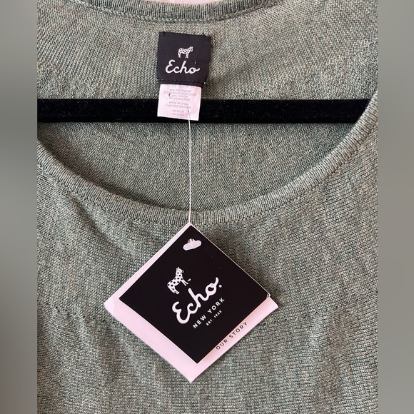 Echo Poncho Cape Green NWT - Picture 4 of 7